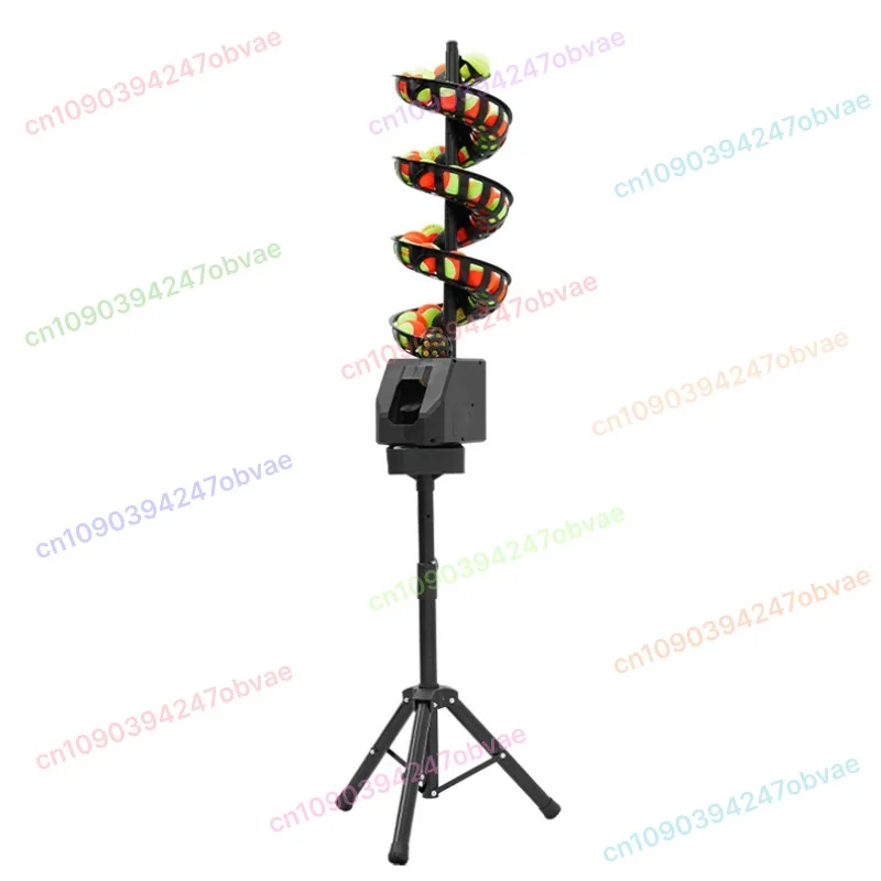 

Универсальная машина для метания мячей для теннисных мячей, машина для подачи с дистанционным управлением, тренажер для тренера, машина для мячей с одним поясом, сетка для ловли мячей