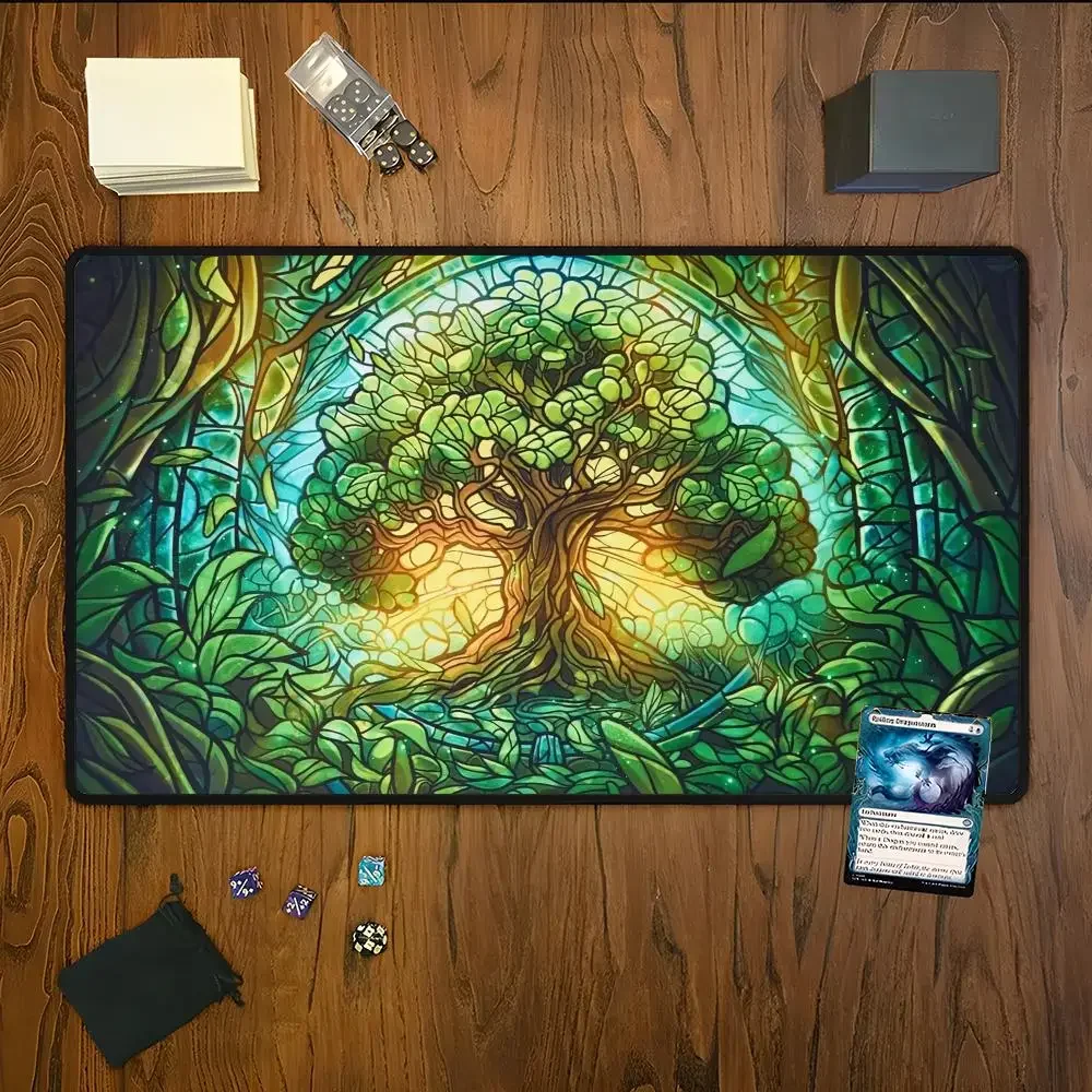 

900x400 Card Playmat large mouse pad Stitched with Magic Zones Game Mats Tabletop for Card Battle Commander Deck Gaming Desk Mat