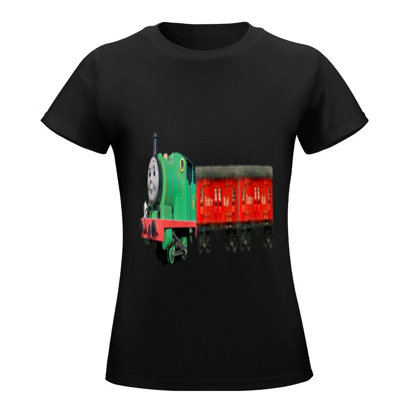 PERCY THE GREEN ENGINE T-Shirt tops blanks anime plain t shirts for Women