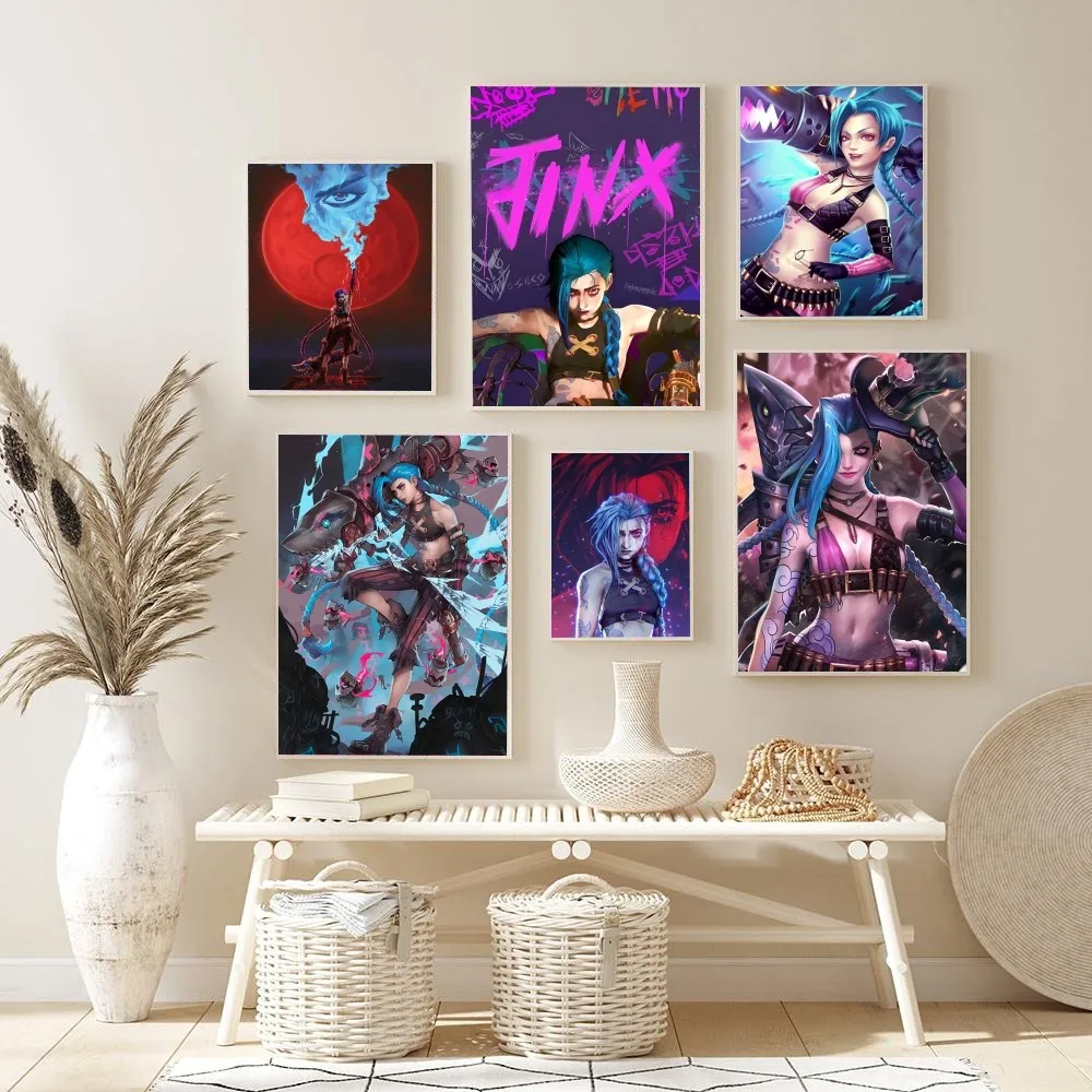 ملصق جينكس المجنون على عصبة من الاساطير ، ورق مطبوع ، رسم فني ، ديكور للمنزل ، غرفة النوم ، المدخل ، البار ، المقهى ، اللعبة ، 1 *