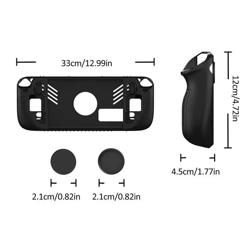 Soft Silicone Protection Covers ForSteam Deck Gamepad Case Shell Controller Anti-Scratch Console Accessories