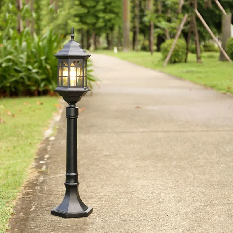 European style outdoor LED lawn lamp, outdoor landscape villa aisle, rural community waterproof gardenlamp courtyard