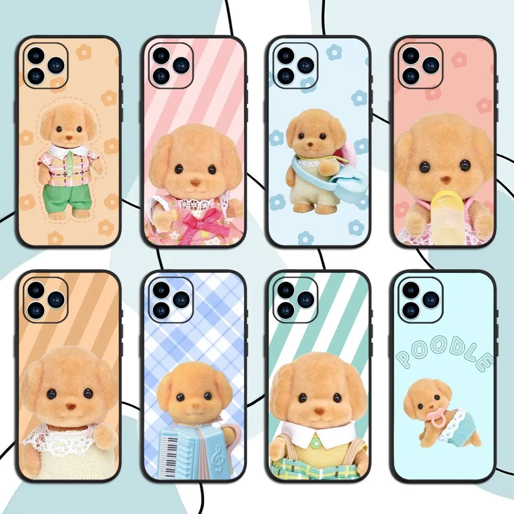 Cute S-Sylvanian Families dog Phone Case  For Samsung Galaxy S24 S23 S22 S21 S20 Ultra Plus S20FE FE Cover