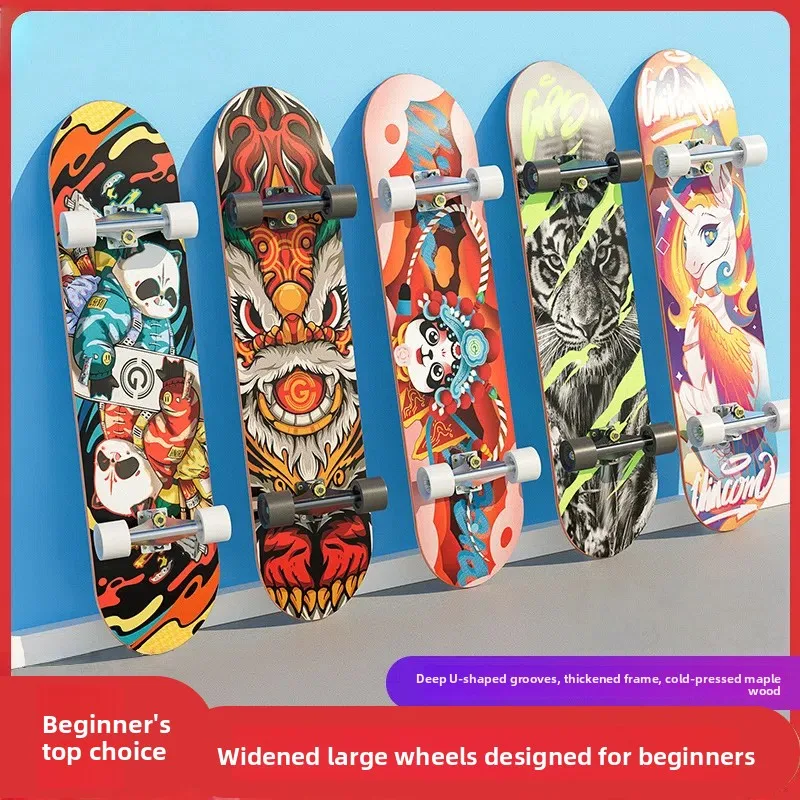 patineta-de-calle-para-adolescentes-con-ruedas-luminosas-patineta-para-principiantes-doble-kickboard-material-metalico-diseno-de-dibujos-animados