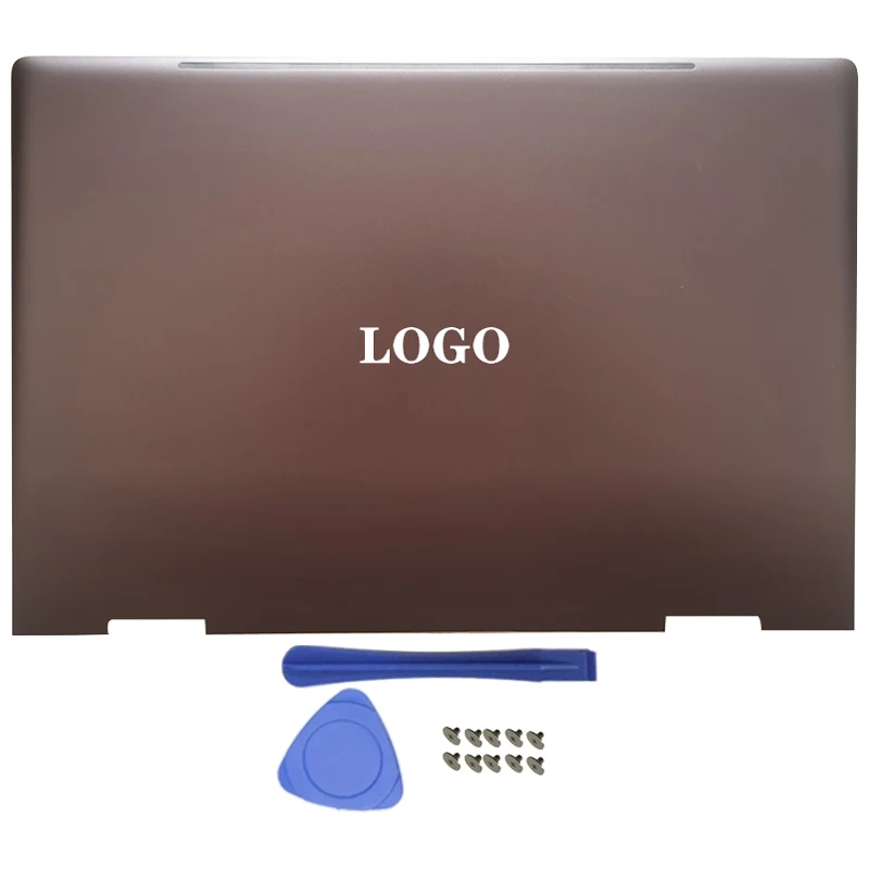 Imagem -03 - Brown Novo para 15.6 hp Envy X360 15-bp 15m-bp 15-bq 15m-bq Tpn-w127 Quadro do Portátil Lcd Capa Traseira Case Moldura Dianteira Parafuso da Dobradiça