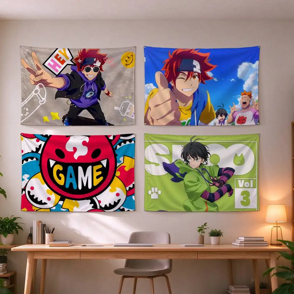 Anime SK8 the Infinity  Flags Wall Hanging Tapestry Outdoor Garage Room Decorative flag Background Blanket
