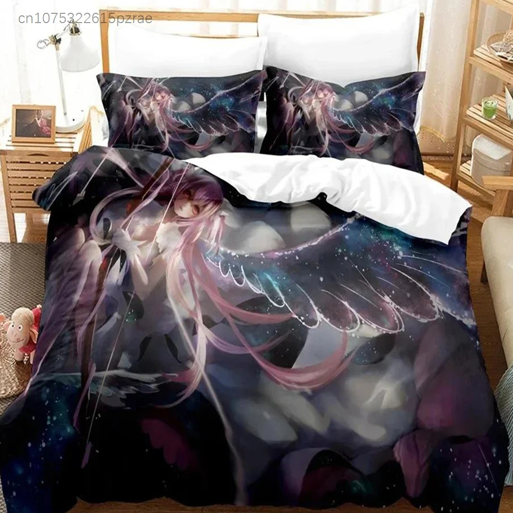 Fashion Top 3D Puella Magi Madoka Magica Bedding Sets Duvet Cover Set With Pillowcase Twin Full Queen King Bedclothes Bed Linen