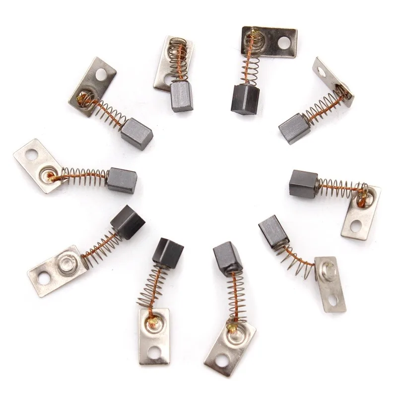Escovas de Motor Elétrico de Grafite Ferramenta de Poder Escova de Carbono Série Saeyang 210 102l 105l 3x3x4.5 mm 10 Pcs