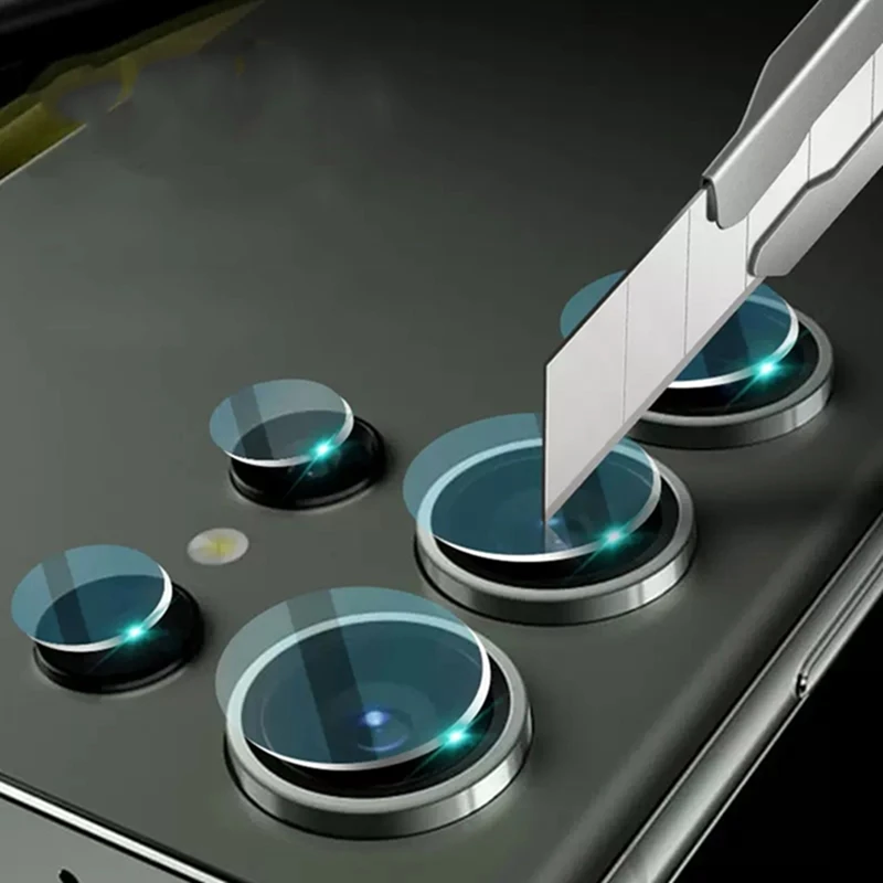 1-3PCS Tempered Glass Camera Lens Cover Film For Samsung Galaxy S26Ultra S25FE S24/23/22Ultra Anti-scratch Camera Protection Cap view 3
