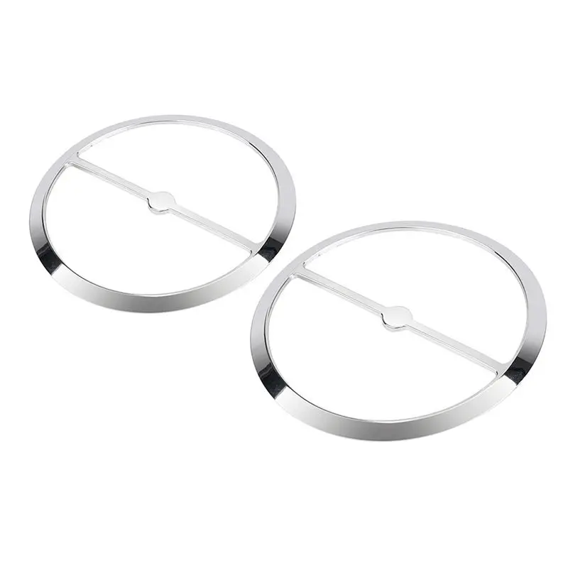 Superior-Chrome Speaker Trim Ring Grille Cover For Tri For GL Ultra FLHTCUTG 2014+ Motorcycle Accessories