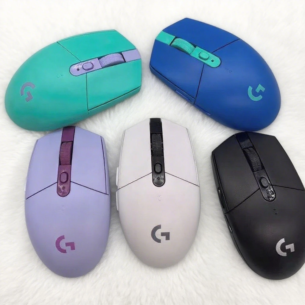 ماوس الألعاب Logitech G304/G305 Infinity - 12000 نقطة في البوصة دقيقة، خفيف الوزن وصغير الحجم للاستخدام طويل المدى، اختيار للجنسين!