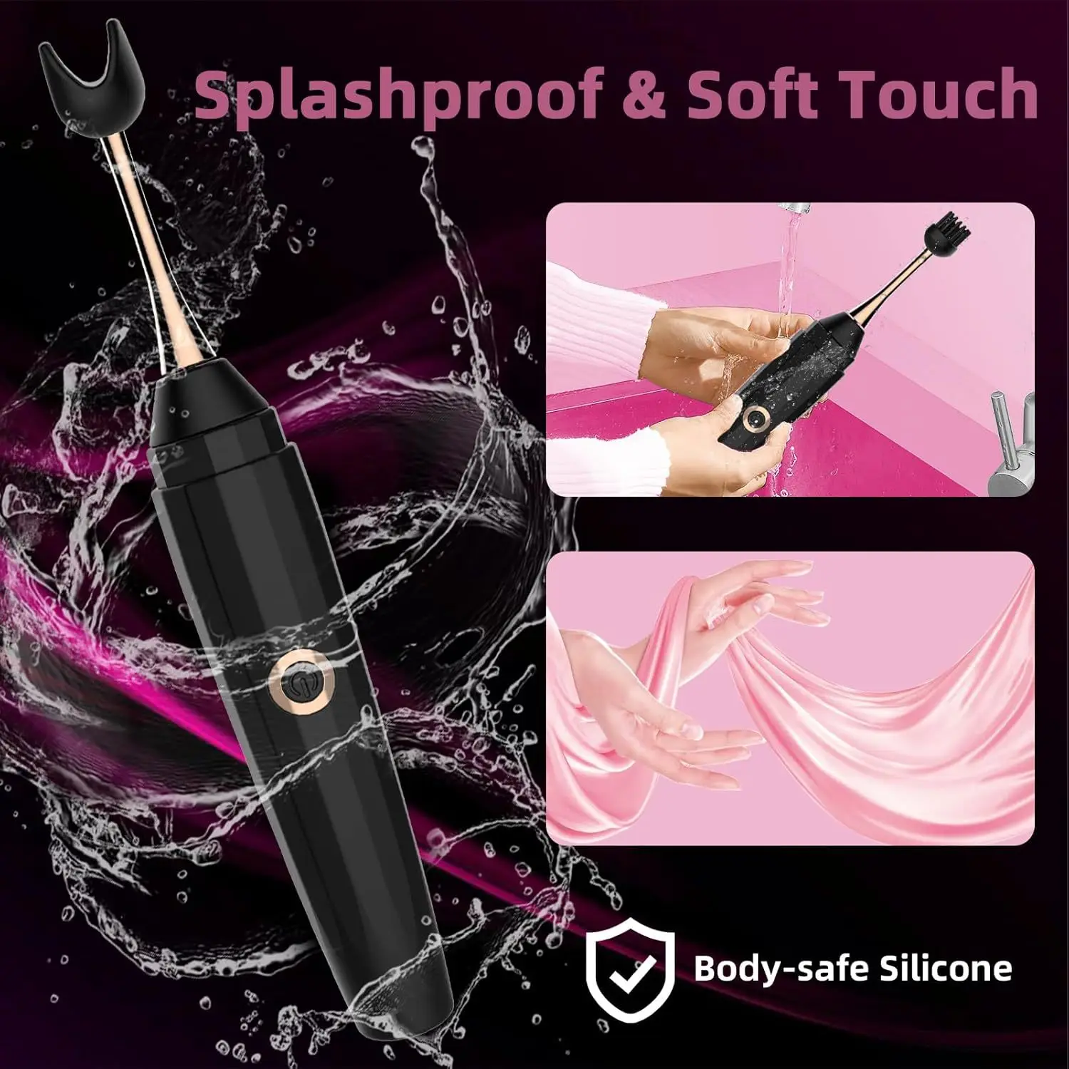 2026 New Upgrade Fountain Pen Silicone Honey Bean Point Trend Pen for Women Sex 10-Speed Clitoral Stimulation Vibrator Adult view 5