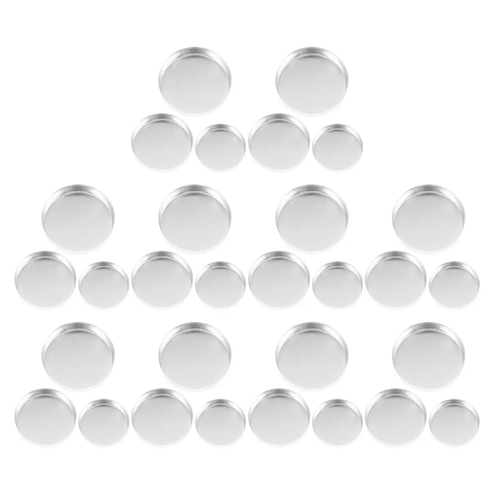 

30pcs Empty Eyeshadow Pans 15mm 20mm 26mm Round Aluminum Makeup Containers Travel Cosmetics Refillable Cases