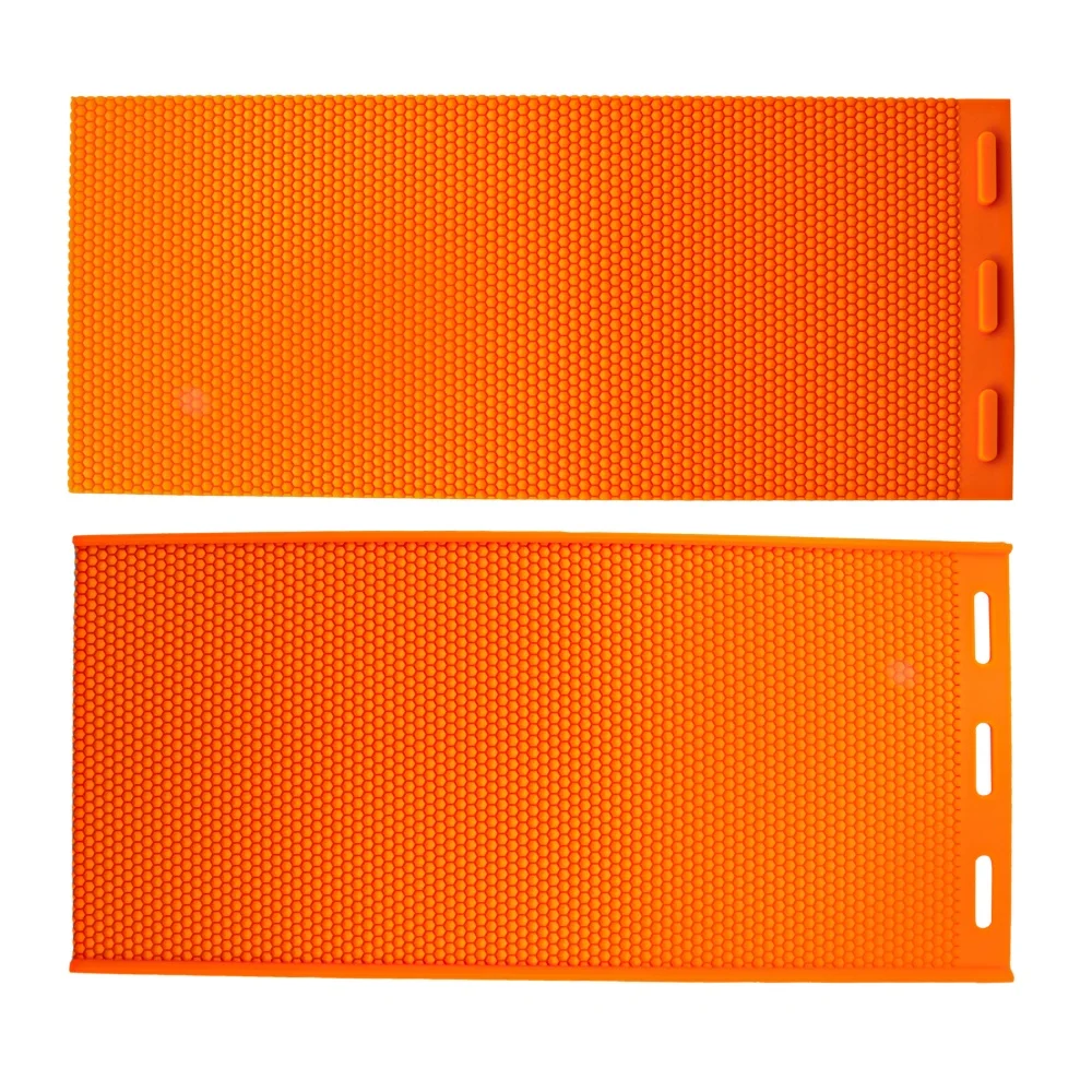 1Type Honeycomb Wax Sheet Making Silicone Mold Red Blue White Orange Silicone Honeycomb Mat Silicone Bee Nest Wax Sheet DIY Tool
