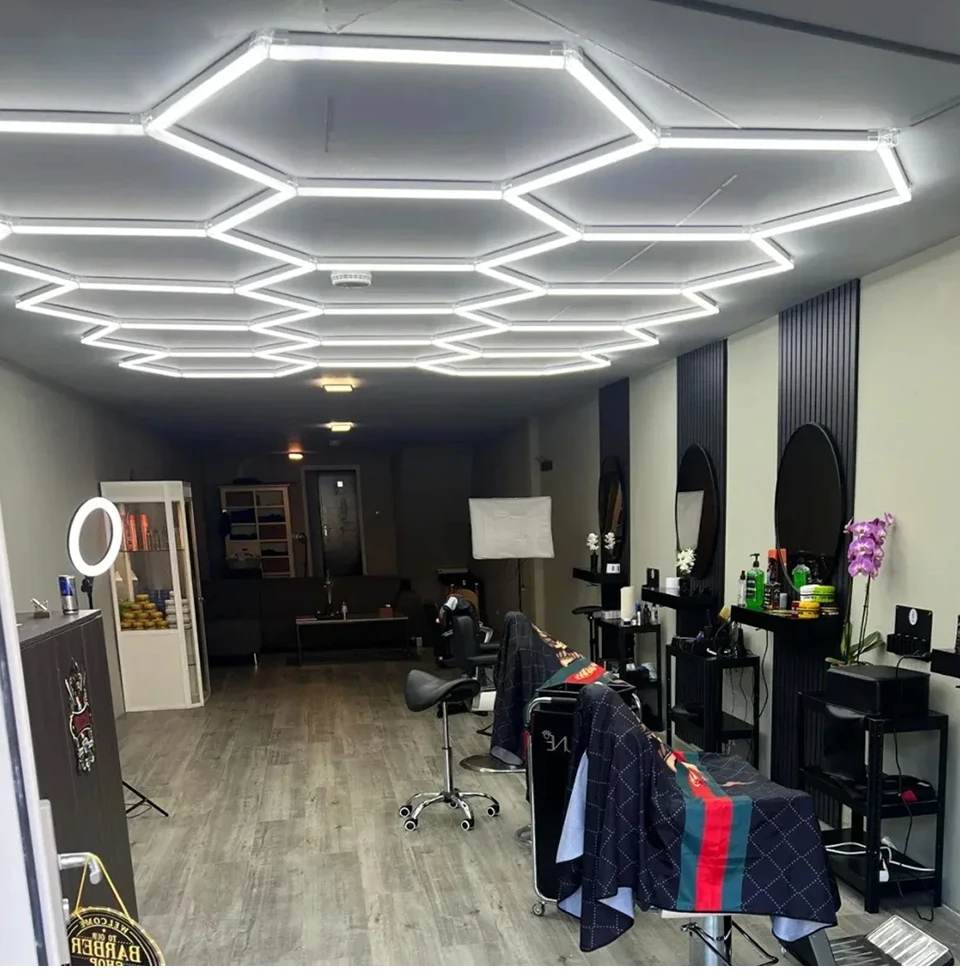 6PCS Set T8 LED Tube Light 50CM Tandem Connection Integrated Lighting For Kitchen Ceiling Wall Garage Hairdresser Warehouse Deco