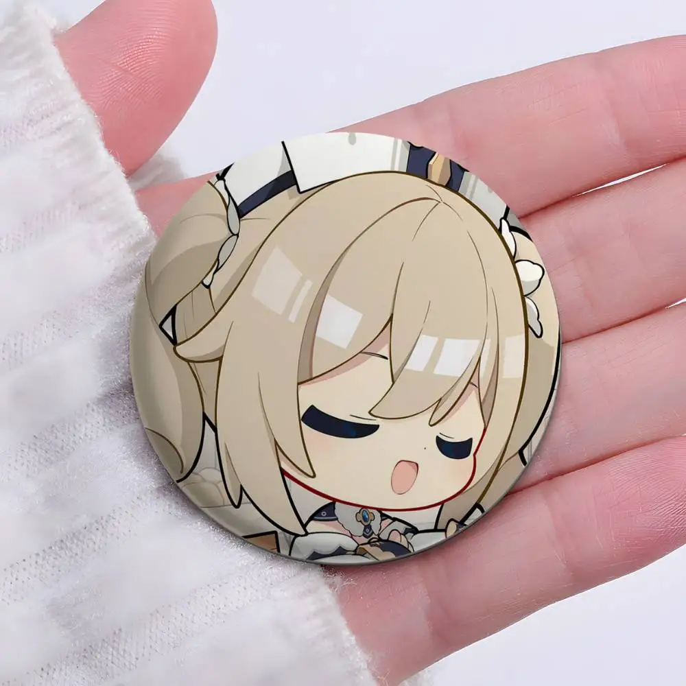 Barbara Cute Cute Game Role Custom Creative Round Brooch Badge Jewelry Gifts For Friends Clothes Hat Backpack Enamel Pins