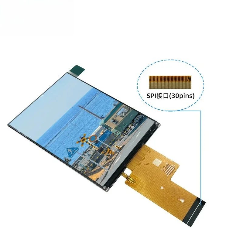 3.5 inch TFT240 * 320SPI interface shaking head machine display, learning robot LCD screen