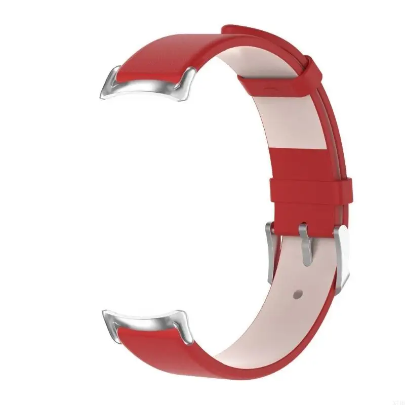 حزام جلد ناعم لـ Mi-Band 8 حزام الساعة الذكية سوار معصم رياضي