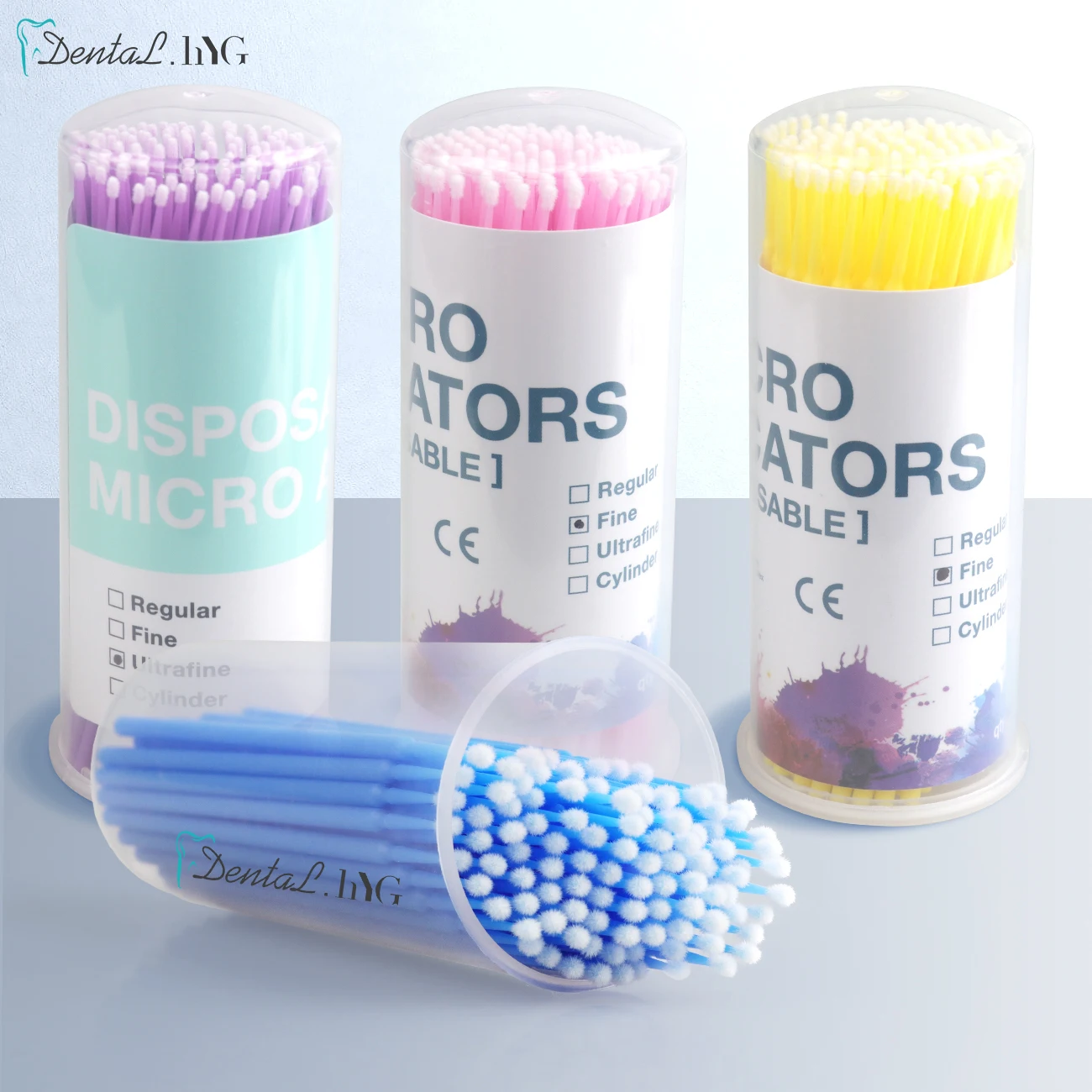 100Pcs/Box Dental Disposable Micro Brushes Applicators Micro Brush Dentistry Odontologia Extension Tool dentista