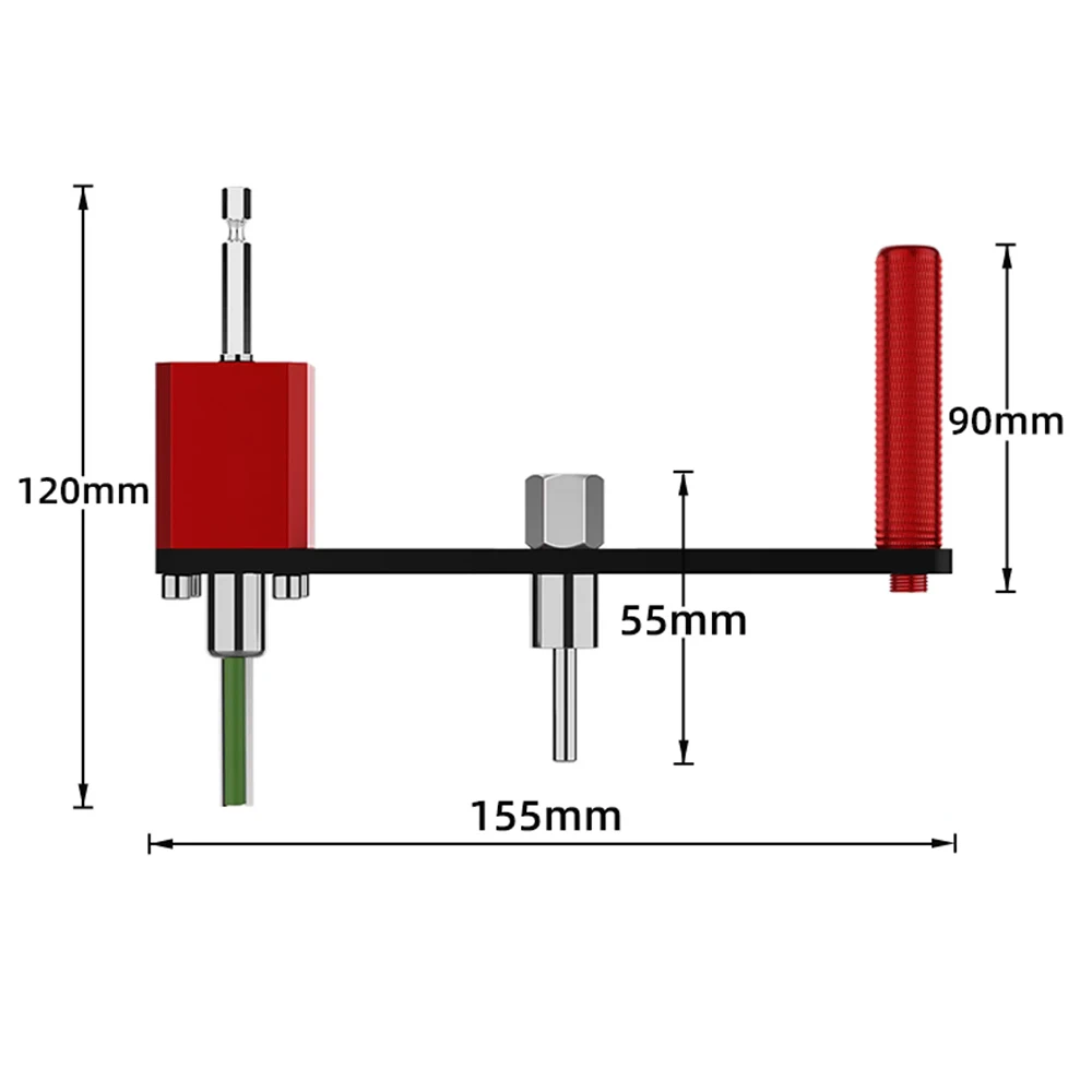 Adjustable Multi-function Hole Cutter for Integrated Ceiling, Honeycomb Panels, Downlights, and Woodworking Round Holes