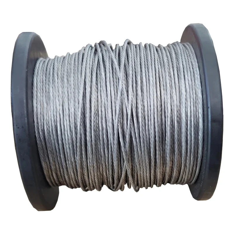 100M Φ2MM Electric Fence Low Resistance Aluminum Alloy Wire for Farm Animals Dog Pig Pourltry Garden Multi-strands Fencing Wires