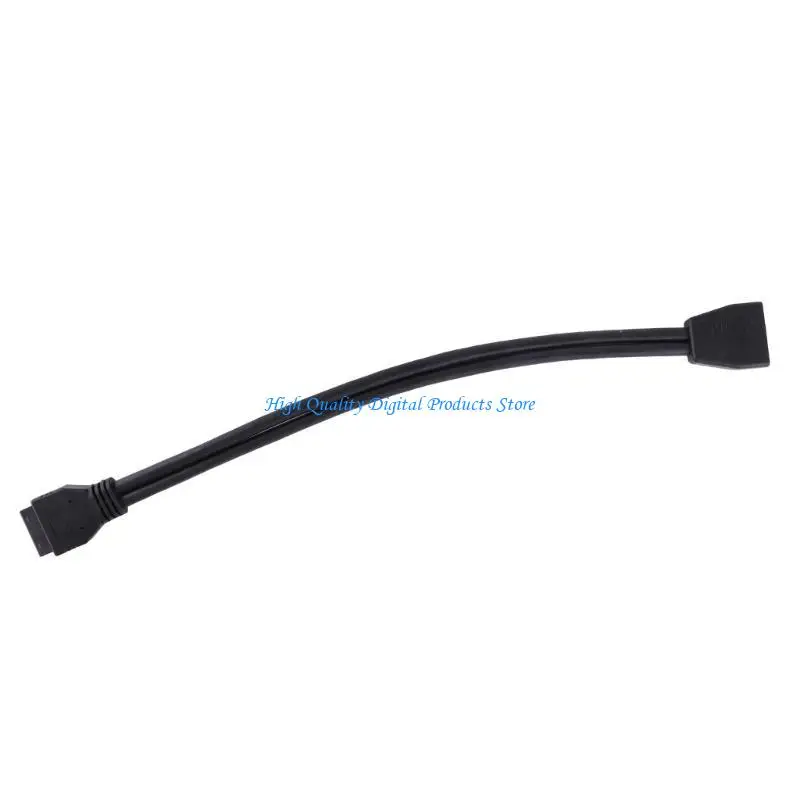 U2JE耐久性USB 19pin拡張コードUSB 19pin 20pinゲーマーおよびコンピューターメインボード電源用男性女性コンバーター