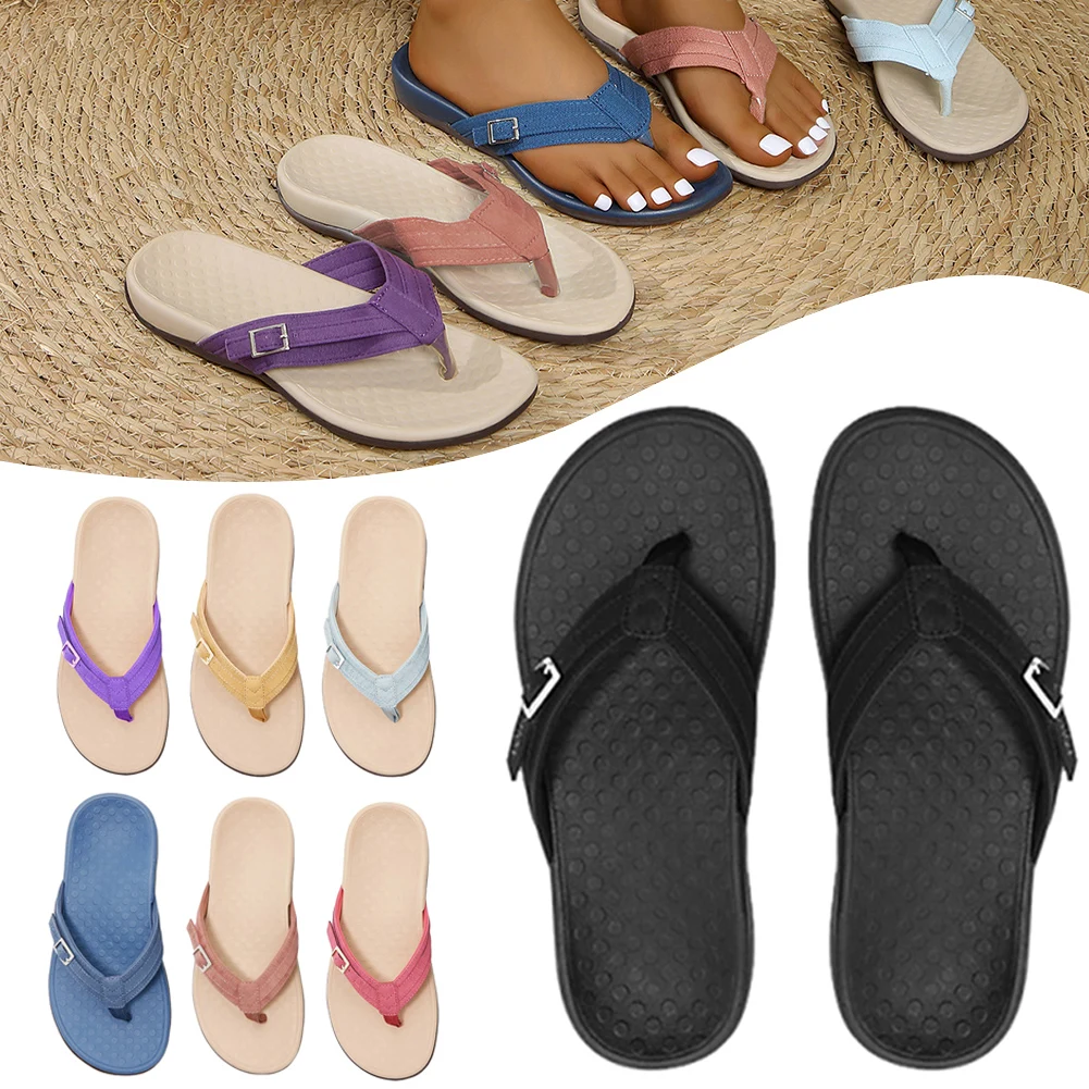 Sommerpantoffeln für Damen, modisch, cool, bequem, leicht, flache Flip-Flops, rutschfeste Outdoor-Strandpantoffeln für Damen – Detail 8