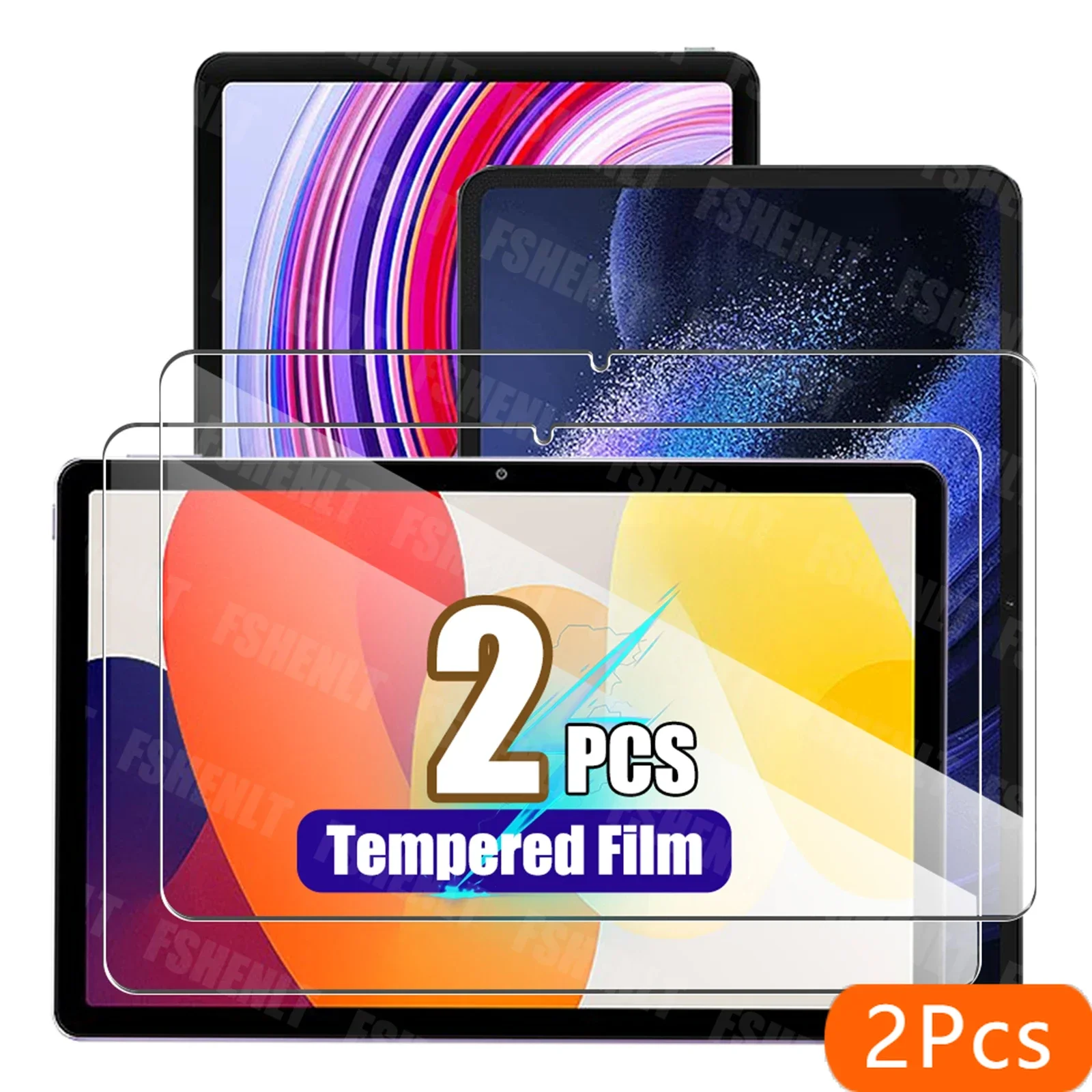 

2PCS Tempered Glass for Redmi Pad SE Pro 11 inch 12.1 10.61 2023 Screen Protector for Xiaomi Pad 6 6S 5 12.4" 2024 Tablet Film