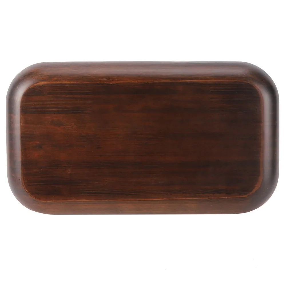 Wood Bamboo Serving Plate Small Size Bamboo leaf pattern Rectangular Tea Tray Rectangular Shape Bamboo Tea Tray Restaurant