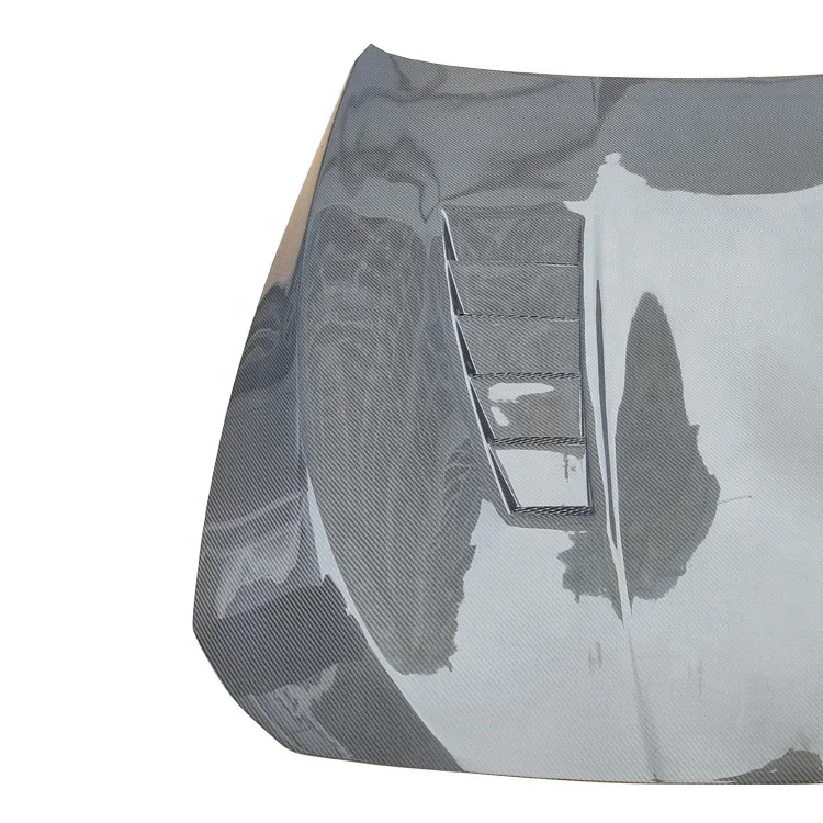 Real Carbon Fiber Car Bonnet Hood for  M5 F10  Upgrade V Style Car Engine Cover Body Parts Auto Accessories