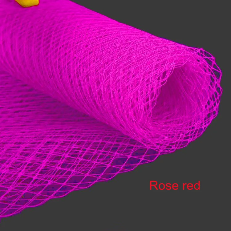 Width 25cm Birdcage Veils Wedding Fascinator Hat Mesh DIY Hair Accessories Net Fabric Headwear Veillings Fabric