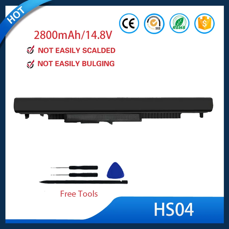 HS04 Laptop Battery For HP 240 245 250 255 G4 TPN-C125 Replacement HS03 HSTNN-LB6U HSTNN-LB6V HSTNN-PB6S 807611-831 807957-001