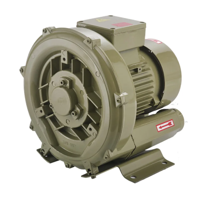 370W 50Hz 220V AC Vortex Fan Side Channel Low Noise Air Pump Economical High-Efficiency High-Pressure Aluminum Blades Ring OEM