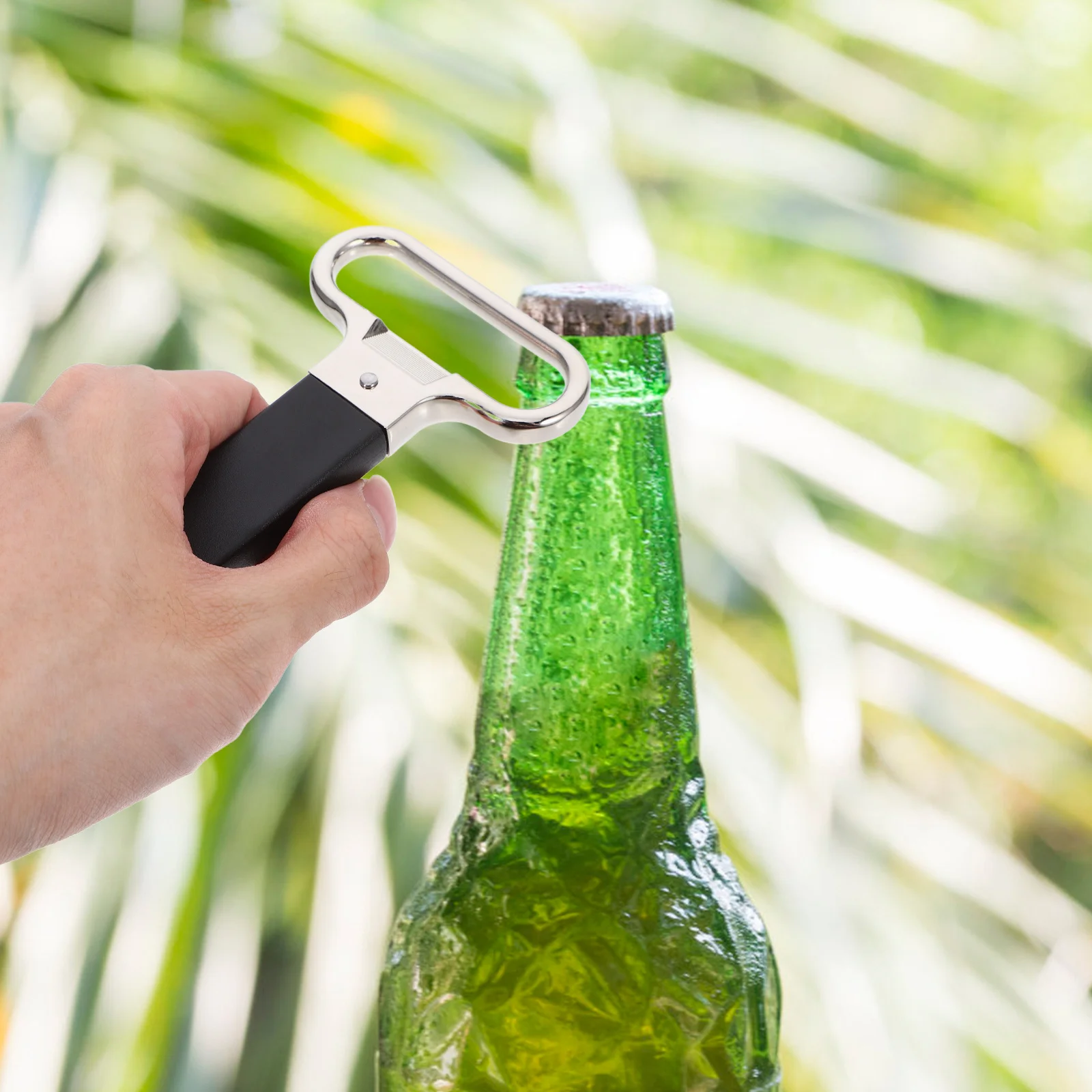 

Multi-Function Bottle Opener Zinc Alloy Manual Wine Cork Opener for Bar Kitchen Party Outdoor Drinking Lid Lifter Tool