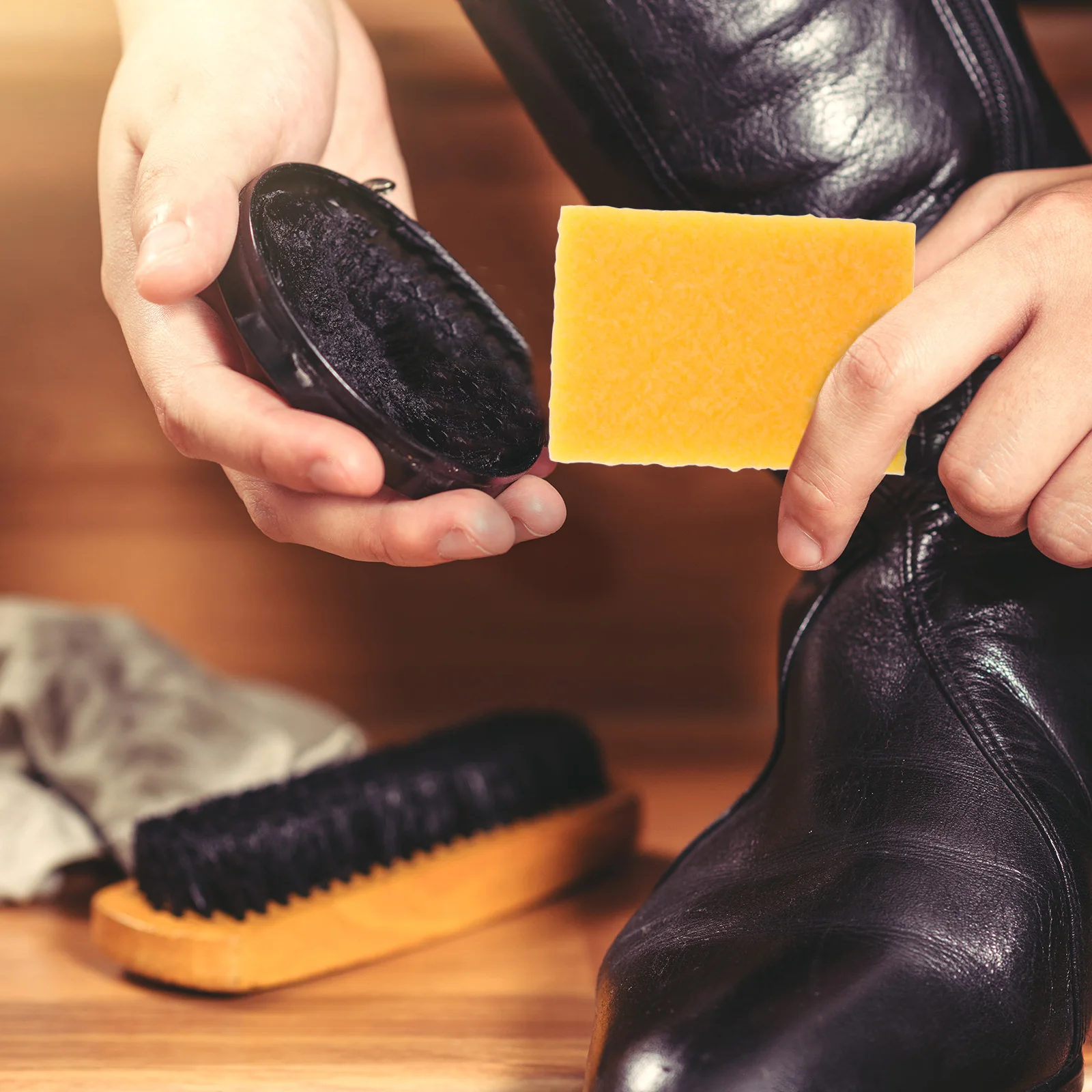 

12pcs Raw Film Sandpaper Natural Rubber Eraser 5x7x1cm Suede Cleaning Reusable Car Dust Wipes Shoe Shine Small Cloth