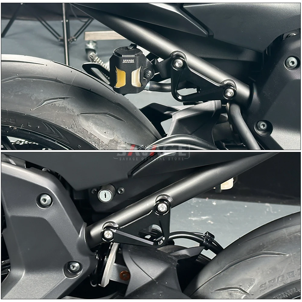 MT07 Rear Footrest Blanking Plates For YAMAHA MT-07 Y-AMT FZ-07 MT 07 2014-2026 Motorcycle Racing Hook Foot Rest Foot Peg Pedals