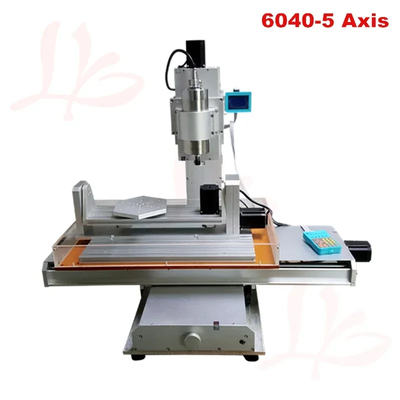 6040 2200w 5 Axis Metal Engraving Cutting Machine with Water Tank  4 Axis Vertical Wood Aluminum Wroking Carving Engraver Cutter