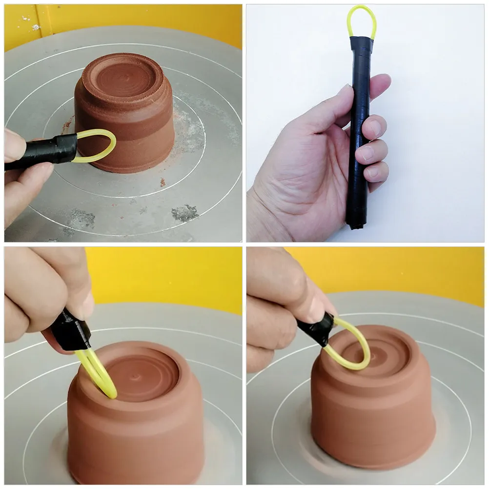 Pottery Polishing Tool Clay Arts Ceramic Sculpting Rod Comfortable Grip for Precision Smoothing and Detailing Clay Projects