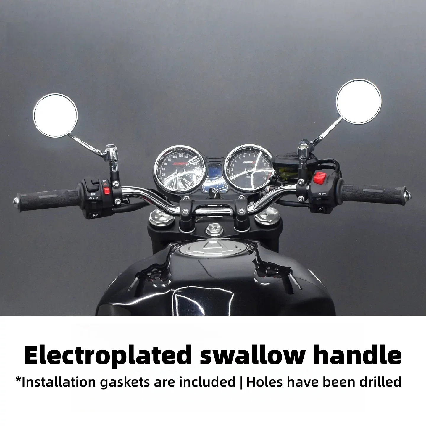 For ZXMOTO 500F motorcycle handlebar modification, direct-mount comfort handlebar accessories.For ZXMOTO 500F motorcycle handleb