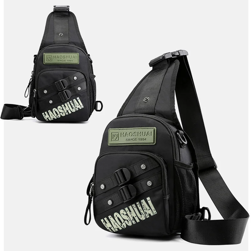 

Men Nylon Backpack Rucksack Daypack Male Bag Casual High Quality Shoulder Messenger Cross body Sling Knapsack Chest