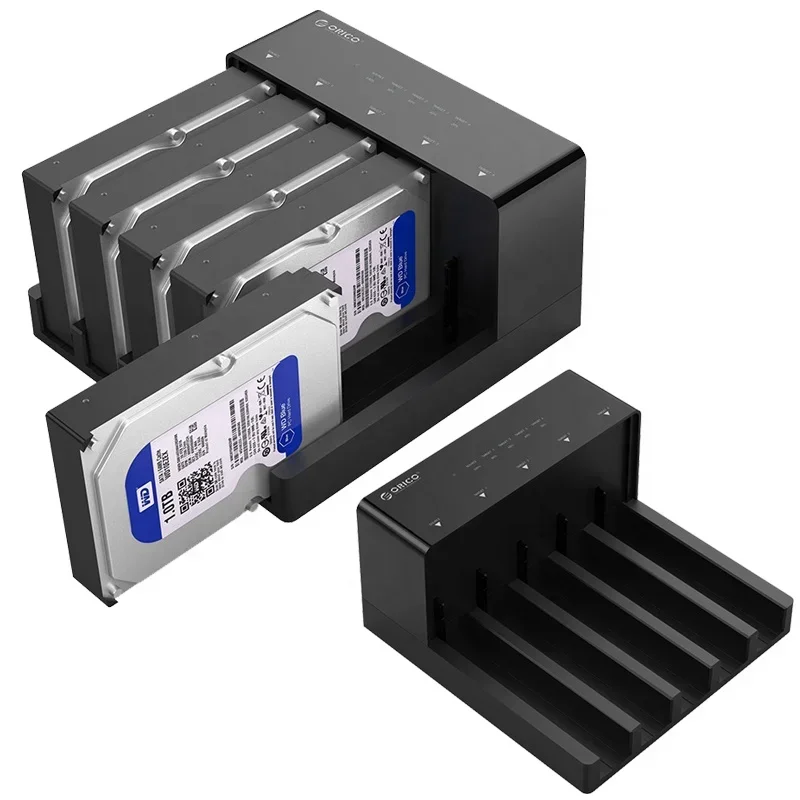 

ORICO Multi Function 5 Bay External HDD Docking Station 2.5 3.5 inch SATA USB 3.0 Hard Drive Enclosure With Duplicator