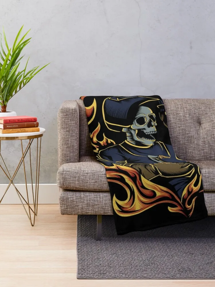 Welder Skull Fire Throw Blanket Beautifuls Sleeping Bag Blankets