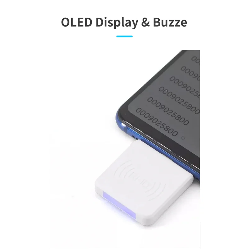 AA60-マイクロUSB RFID耳タグ動物IDリーダーFDX-A、B 134.2Khzチップ牛用動物OTGリーダー