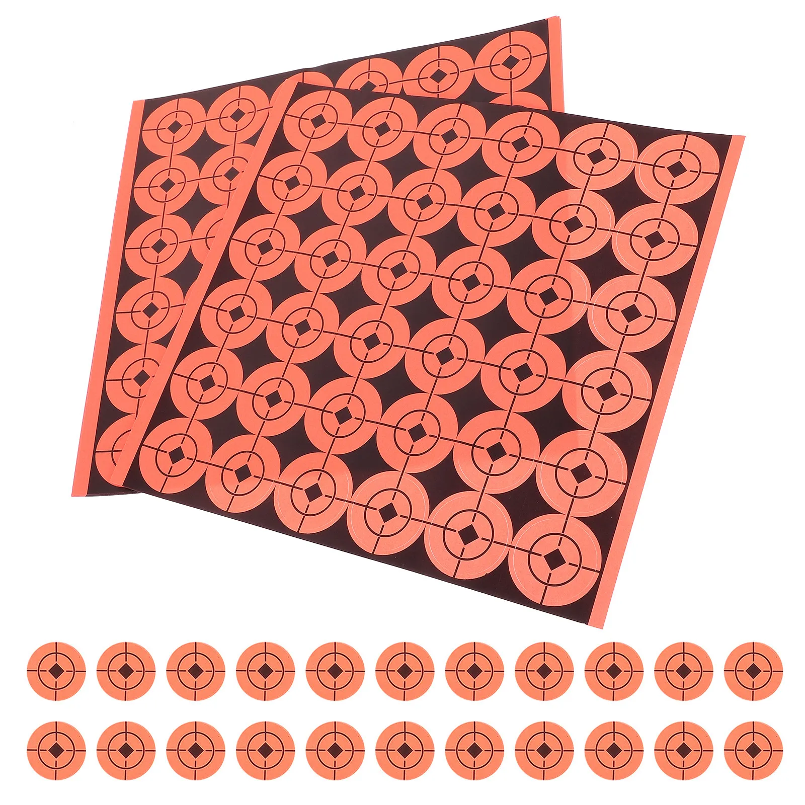 

720Pcs Shooting Practice Labels Self-Adhesive Paper Target Stickers Portable Professional Circle Decals for Sports Game Training