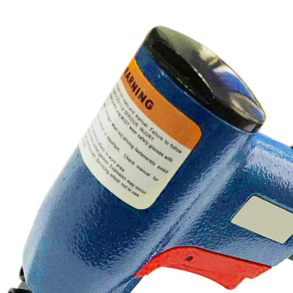 Imagem -05 - Pneumático ar Grampeador Nailer Fino Grampeador Ferramenta para Móveis U-tipo Pneumático Tira Carpintaria Pneumática ar Profissional