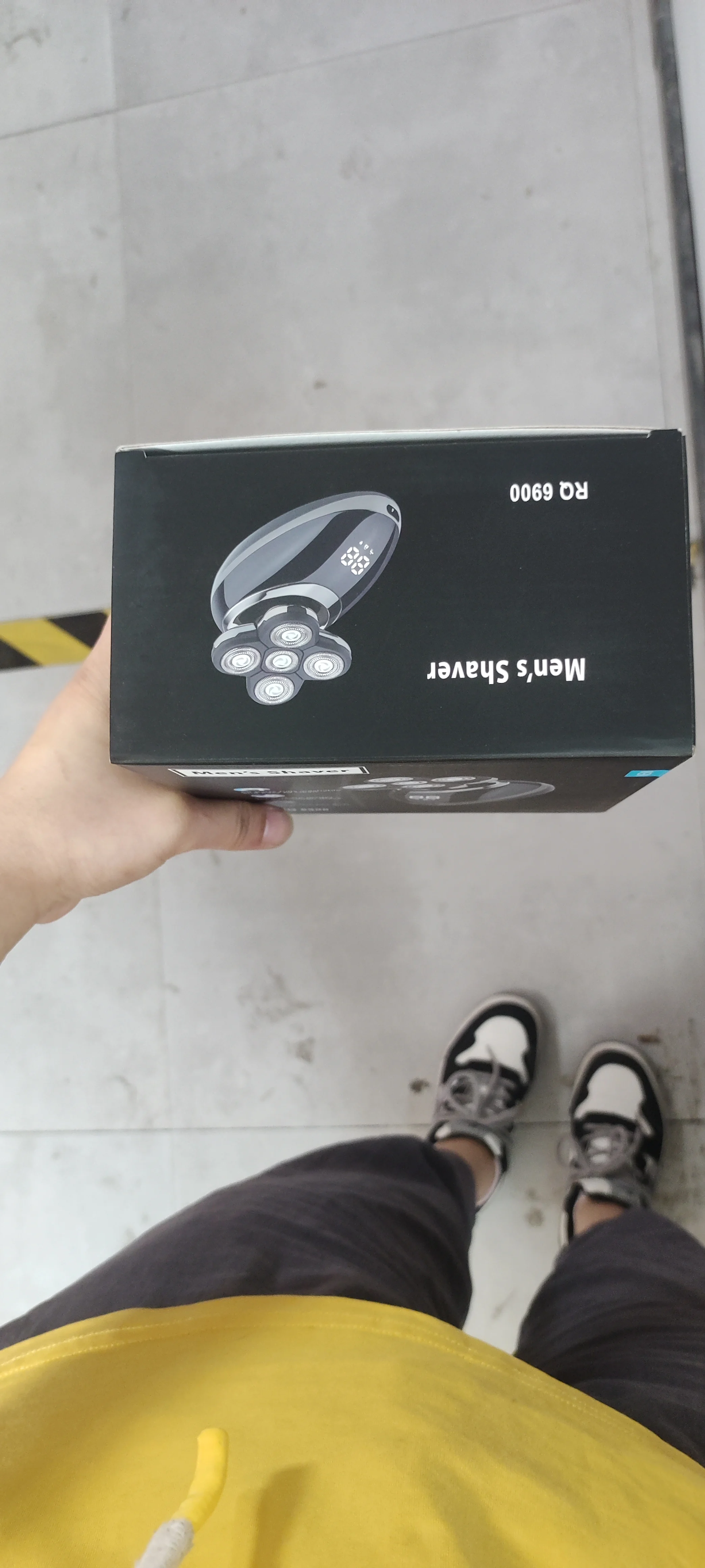 Multifunctional 7D Head Shavers for Bald Men Electric Razor with Nose Hair Trimmer Waterproof Mens Grooming Kit