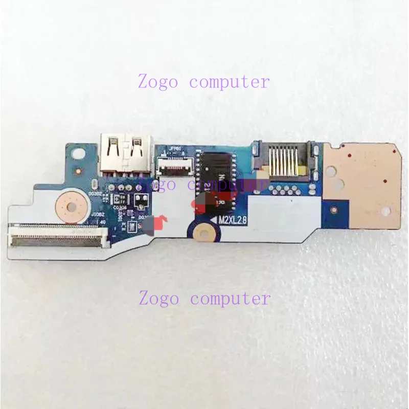 Original for Lenovo ThinkPad E14 Gen 2 laptop power Botton Switch USB Ethernet 2MP IO board ns-d012 5c50z44715