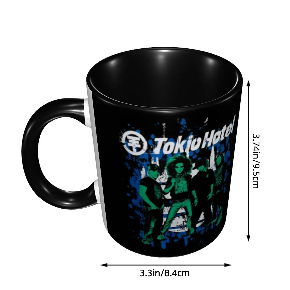Tokyo Hotel Bill Kaulitz Rock Band Mugs Custom Coffee Ceramic Mug Cup Creative Gift