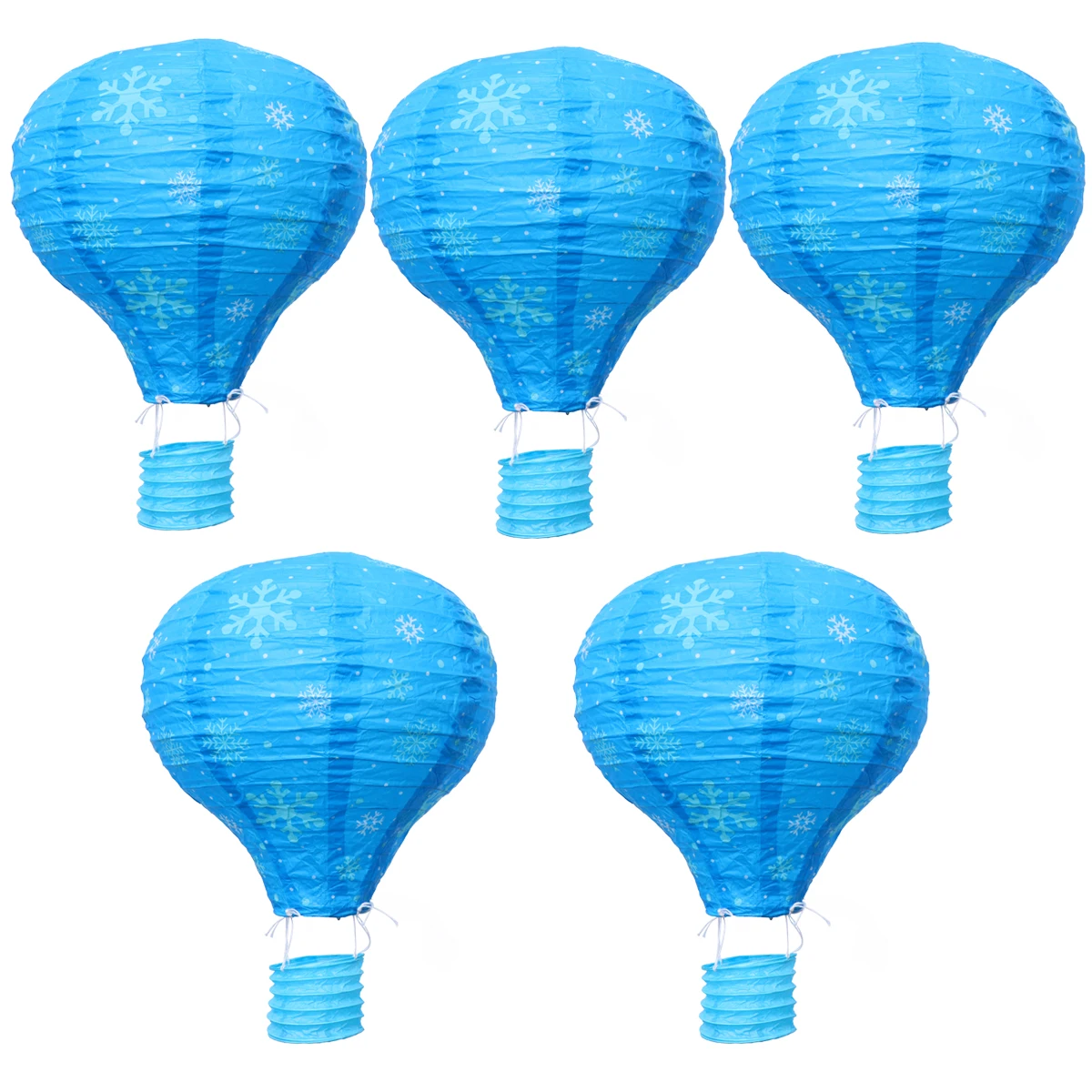 

5 Pcs Decorate Christmas Snowflake Decoration Lights Garland Hot Air