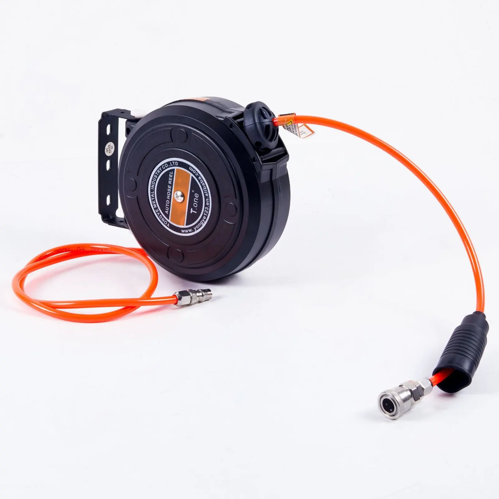 Retractable Air Hose Reel Self-Locking Automatic Rewind Hose Reel view 3